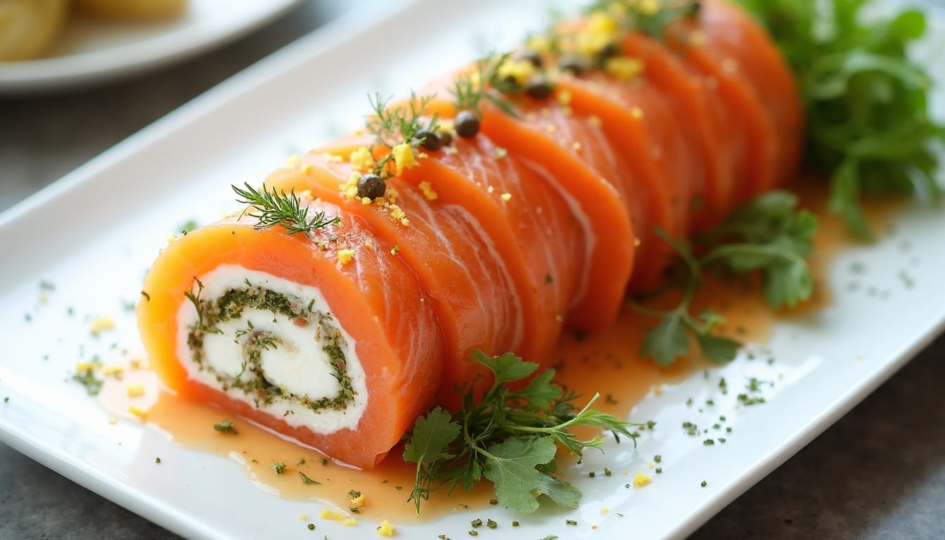 Smoked Salmon Roulade: The Ultimate Guide - Bubbling Recipes Smoked Salmon Roulade: The Ultimate Guide - Bubbling Recipes